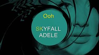 Video thumbnail of "ORIGINAL KARAOKE Skyfall - Adele (DO)"