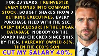 I Bought Company Stock For 23 Years Without Anyone Noticing — Then The CEO's Son Demoted Me