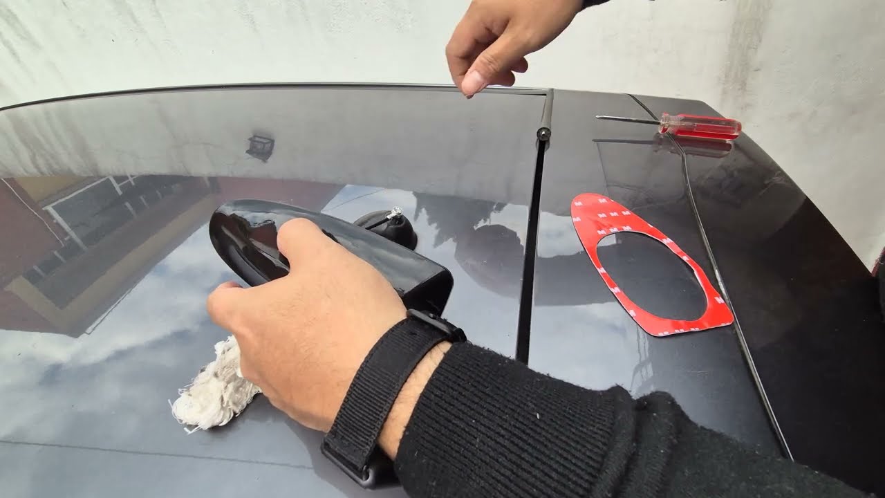 Antena de aleta de tiburon para Honda Fit 2019 - Instalación y Review