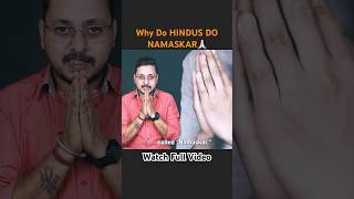 Why Do HINDUS DO NAMASKAR🙏🏻 #hindu #sadhguru #2024