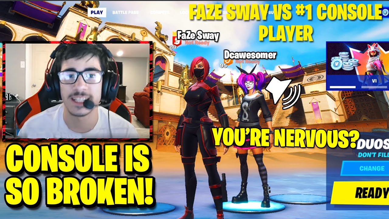 FaZe Sway Gets Challenged By Cracked CONSOLE Players To 3v3 Zone Wars Wagers Then This Happened!