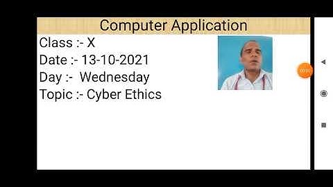 Class X Computer application 13 10 2021 By Mr  Praveen Singh
