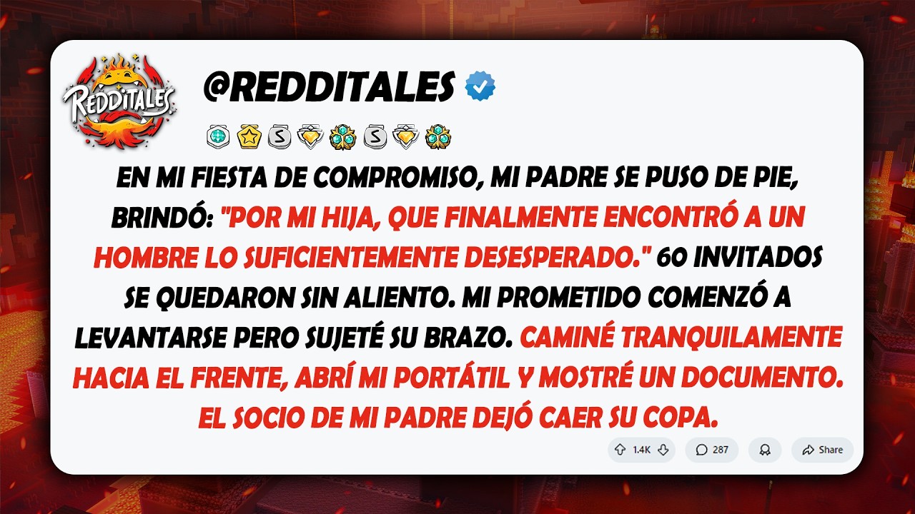 Mi padre brindó con un 