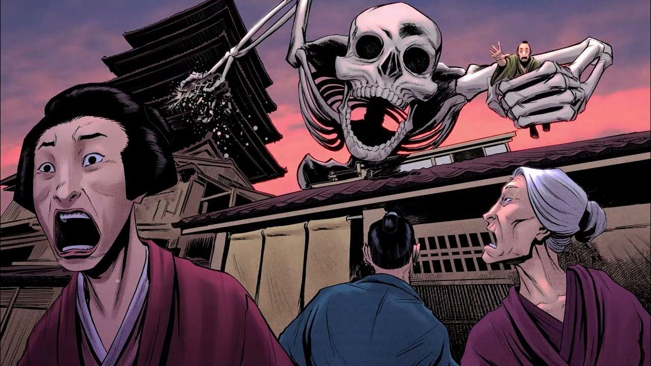 Gashadokuro The Giant Skeleton that Terrorized Kyoto Creatures of