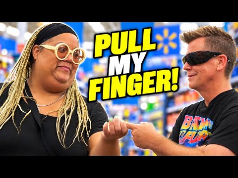 BLIND GUY Tells Strangers to “Pull My Finger!” - THE POOTER