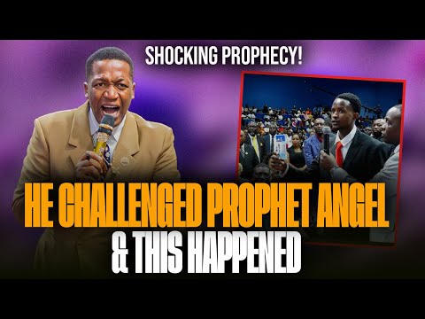 SHOCKING 😳 He challeged Prophet Angel on prophecy and this happened 🙆‍♂️