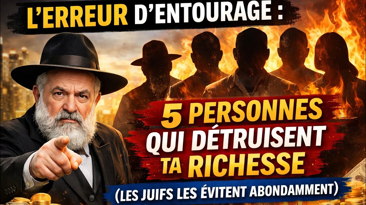L’Erreur d’Entourage : 5 Personnes Qui Détruisent Ta Richesse (Les Juifs Les Évitent Absolument)