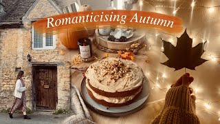 Romanticising Autumn Days 🍂 Autumn baking & decorating, DIY bookmarks, Autumn Vlog TURN CAPTIONS ON🤍
