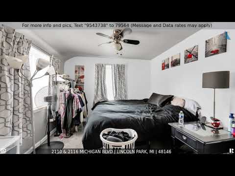 2116 Michigan Blvd, Lincoln Park, MI home video tour