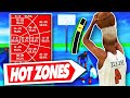 NBA 2K21 Tips: HOW TO GET ALL HOTSPOTS  - BEST HOT ZONE METHOD TO MAKE EVERY JUMPSHOT & GET GREENS