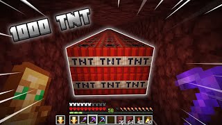 I Blew Up 1000 TNT at ONCE in Minecraft Hardcore... (#11)
