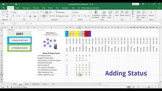 Excel VBA Employee Attendance App