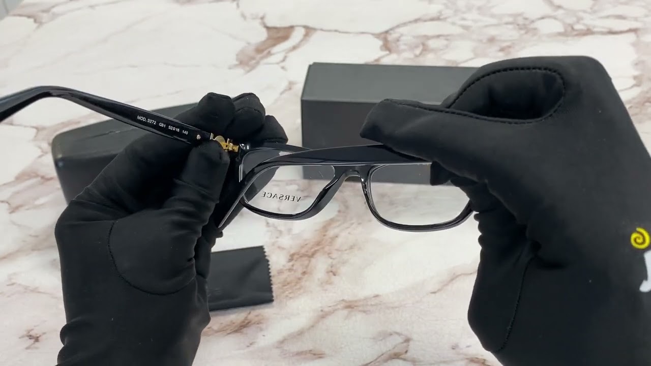 Versace Eyeglasses Model-VE3272A Color-GB1 Black