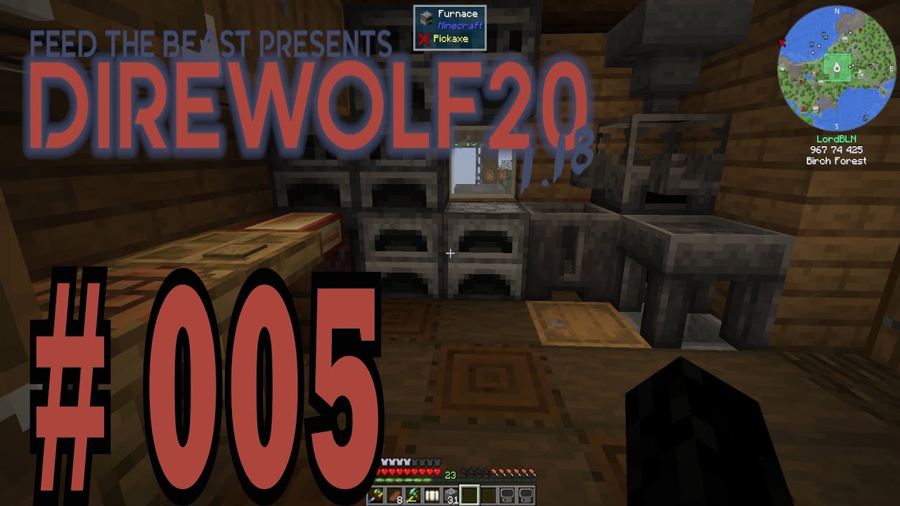 Direwolf 20 1.18.2 (deutsch/german) #005 menschliche Quarry - YouTube
