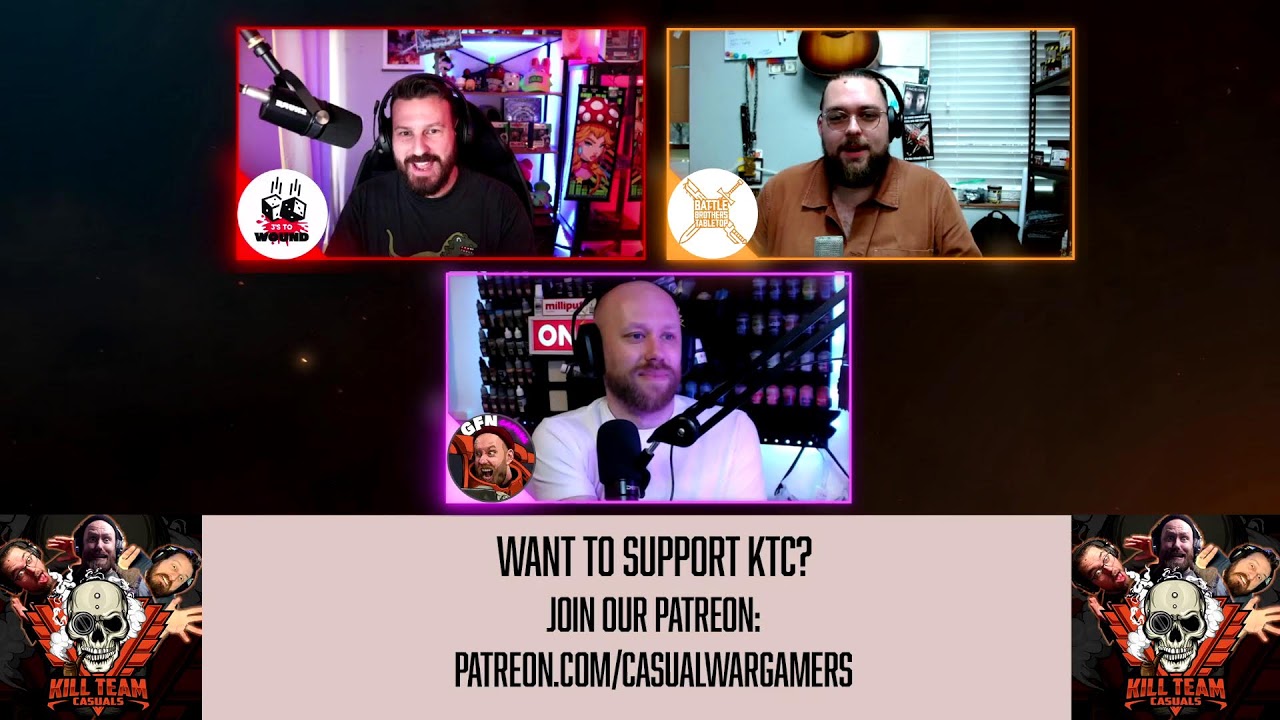Kill Team Casuals Podcast - Live - Octarius is Back.....Sorta.....