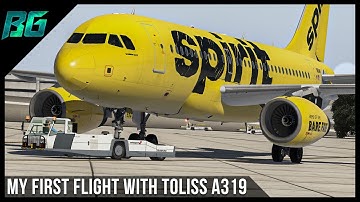 My First Flight with Toliss A319.. X-Plane 11 ((Giveaway Month!))