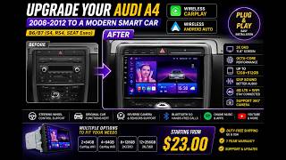 How to Upgrade Your 2008–2012 Audi A4 Into a Modern Smart Car With Wireless CarPlay