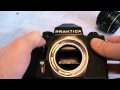 Praktica plc2pentacon lens  how it work  vintage slr camera germany gdr