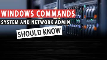 CMD Systems and Network Admin Should Know