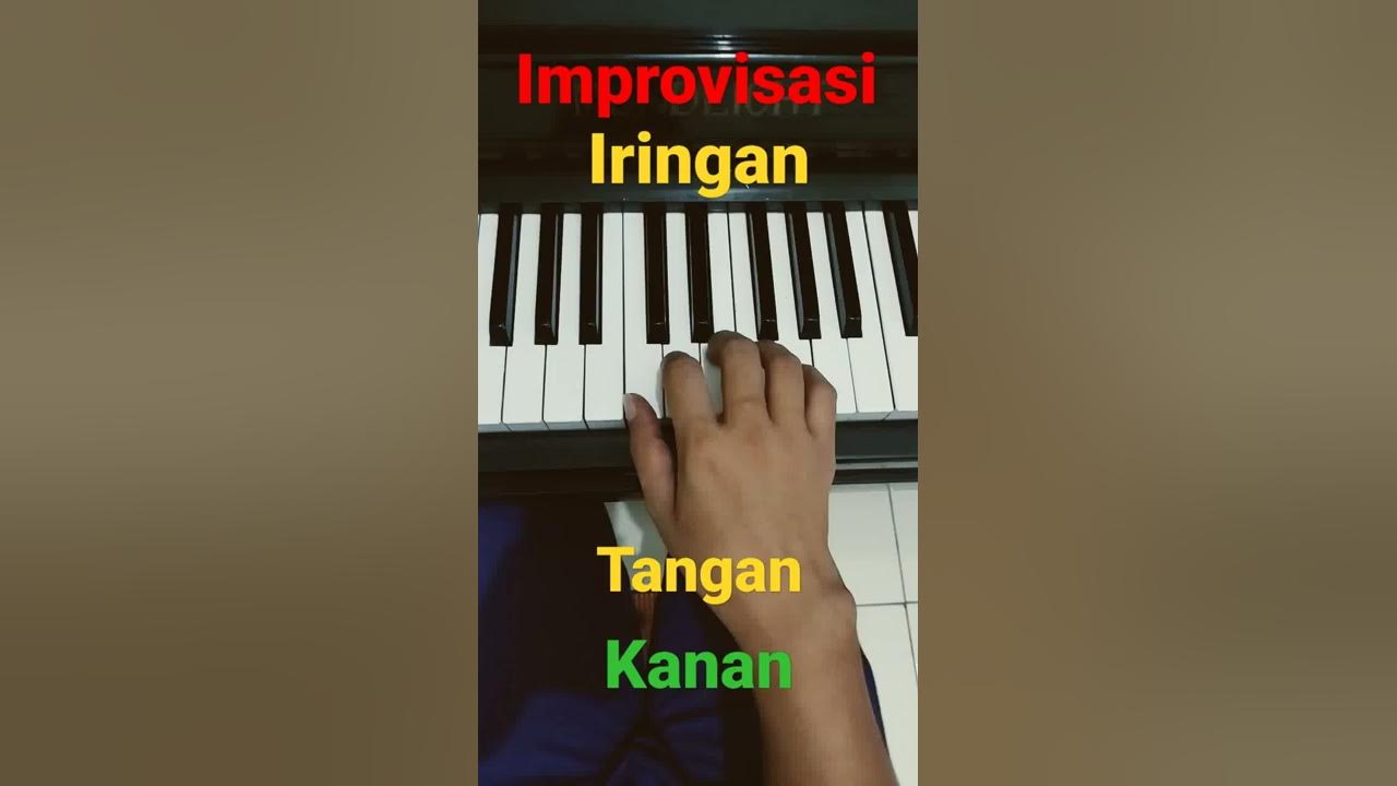 Improvisasi tangan kanan pada piano iringan #belajarpiano #improvisation #pianolessons