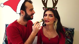 Sevgilim Bana Yılbaşı Makyajı Yaptı