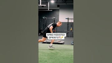 🚨BAND ASSISTED SPRINTS🚨 #sportspecifictraining #speedtraining #athlete #athletetraining