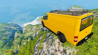 Fast cars vs cliff jumps | BeamNG Drive