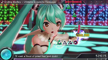 Hatsune Miku: Project DIVA X (PS4) - Ending Medley - Ultimate Exquisite Rampage (Extreme) - Perfect