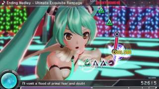 Hatsune Miku: Project DIVA X (PS4) - Ending Medley - Ultimate Exquisite Rampage (Extreme) - Perfect