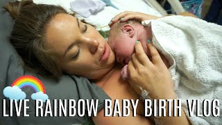 Emotional Rainbow Baby Birth Vlog Labor & Delivery Vlog