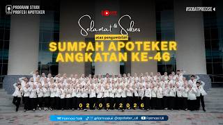 Pengambilan Sumpah Apoteker Angkatan Ke 46 Pspa Fmipa Uii