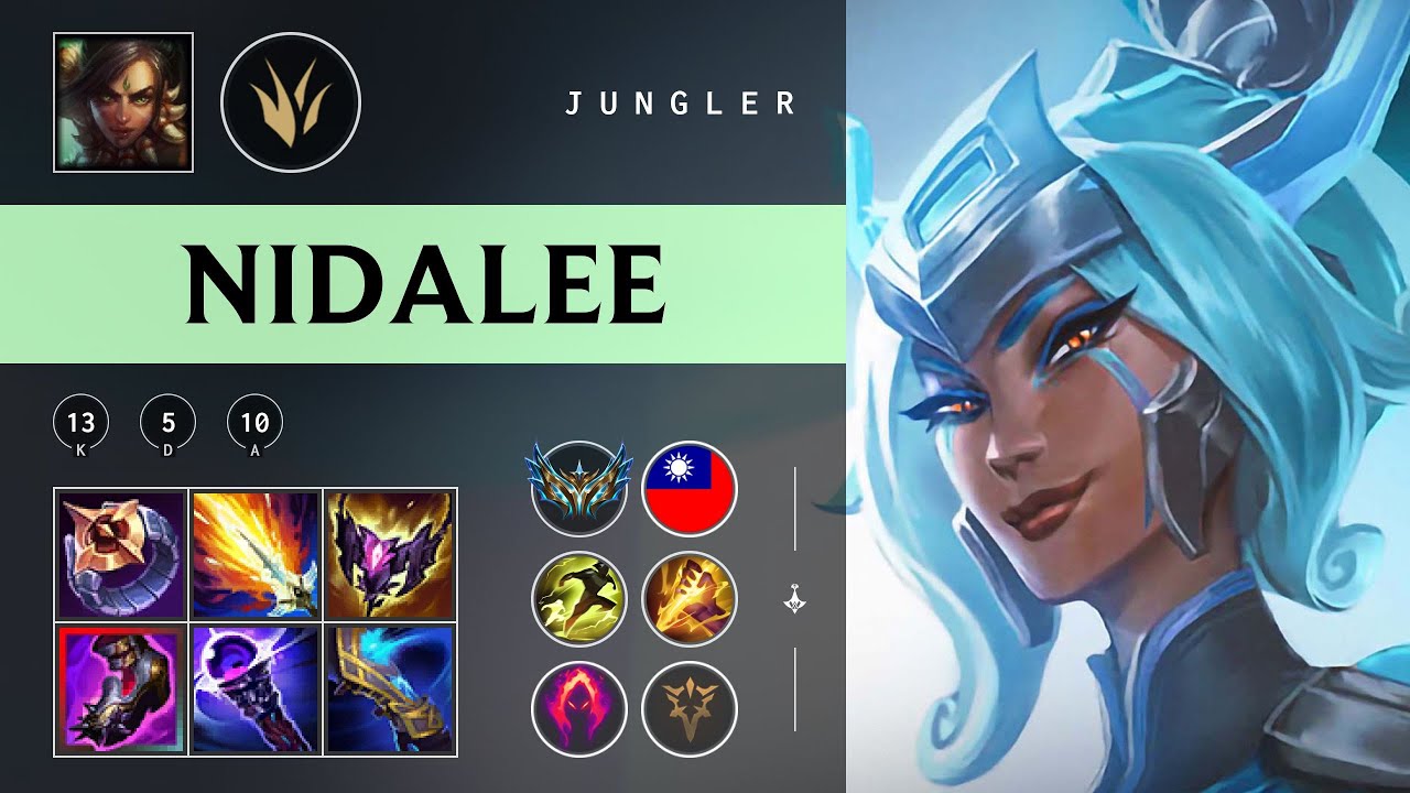 Nidalee Jungle vs Rengar - TW Challenger Patch 25.24