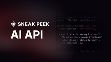 Raycast AI API Sneak Peek