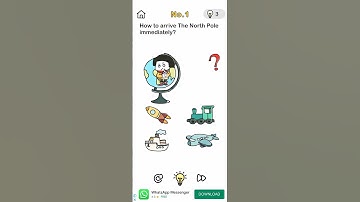 How to arrive The North Pole immediately? - brain out save santa level 1  walkthrough solution