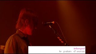 Interpol - Live at festival du Printemps de Bourges 2005