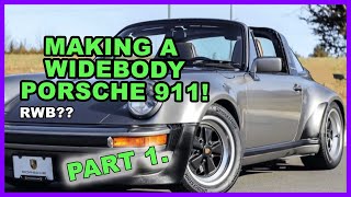 Vintage Porsche 911 Targa WIDEBODY Conversion TIMELAPSE! | Porsche Restoration Timelapse Part 1