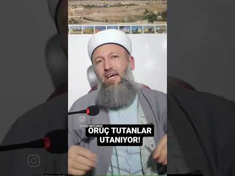 ORUÇ TUTANLAR UTANIYOR! / HÜSEYİN ÇEVİK