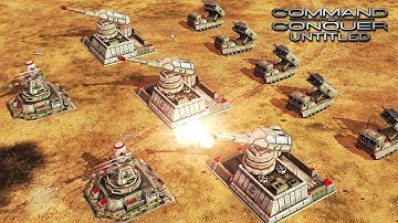 USA Paladin + MLRS 1 vs 2 USA Super (UNTITLED Mod) C&C Generals Zero Hour