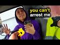 Entitled Girlfriend Thinks Laws Don't Apply to Her - Instantly Regrets It