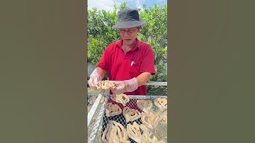 Khô cá lóc xuống giàn #bếpnhàkiều