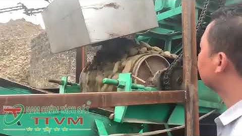 Nam châm TTVM LỌC TÁCH SẮT TRONG CÁC LOẠI ĐÁ, SỎI, KHOÁNG SẢN.
