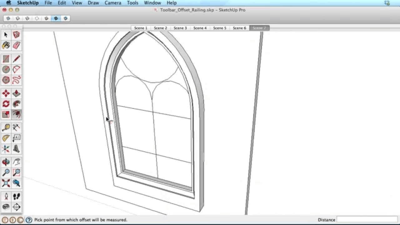 3ds SketchUp Training Series: Offset tool