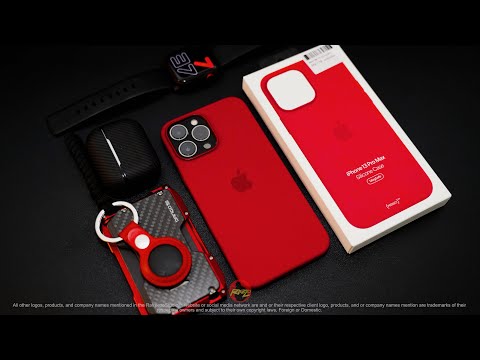 iPhone 13 Pro Max - Apple Magsafe Silicone Product Red Case #Malaysia #Apple #Magsafe