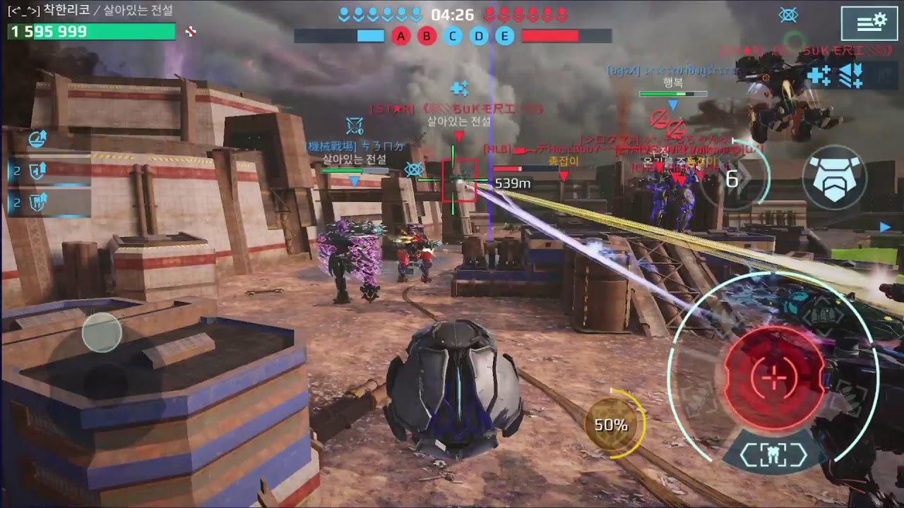 WAR ROBOTS 워로봇 의무방어전 구독,좋아요 부탁합니다... 3.6