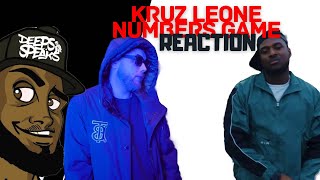 Kruz Leone - Numbers Game [Diss Track] (Reaction) | #Deepsspeaks