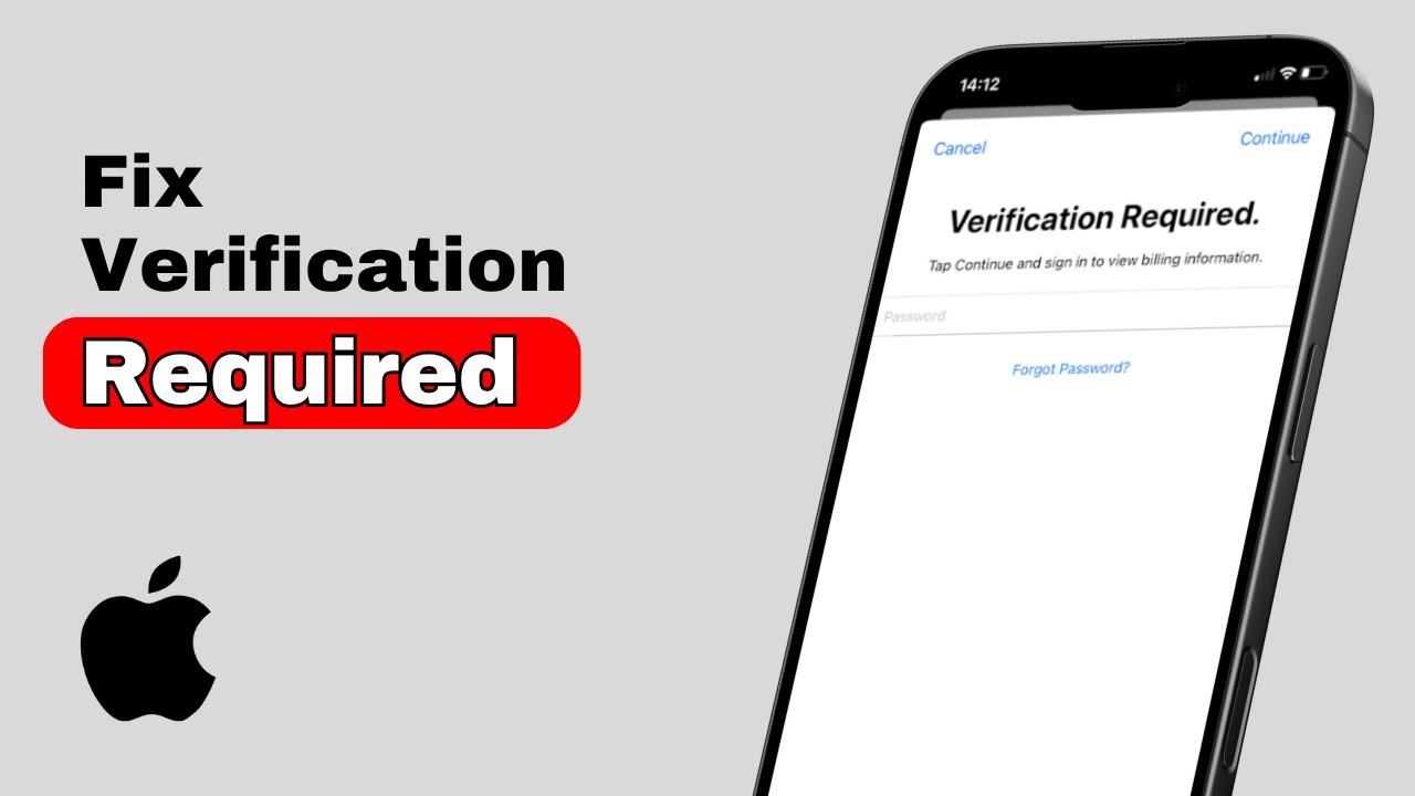How to Fix Verification Required on App Store - YouTube