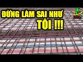 Thép sàn 2 lớp nên đi như thế nào. Thép sàn đi dưới dầm hay trên dầm . xây dựng titan 37