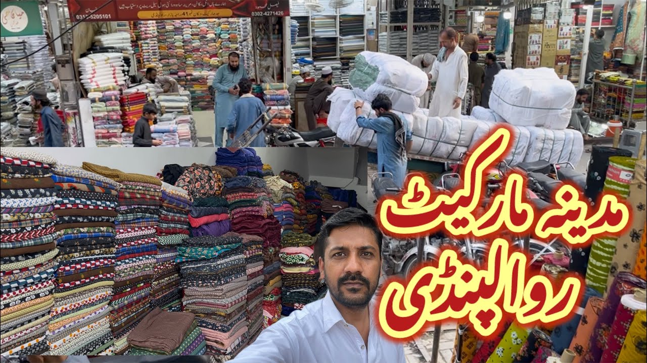 Wholesale Madina Market Rawalpindi| Explore Cloth Shop with Prices| Ladies Winter Printed Suits