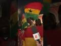 Ghana fans crashed the interview after World Cup win 😂