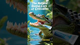 How crocodiles clean their teeth#rehmanscience